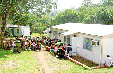 Patients Waiting to Be Seen at the HIV Clinic Patients Waiting to Be Seen at the HIV Clinic