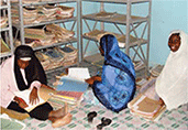 Paper record keeping in Zanzibar