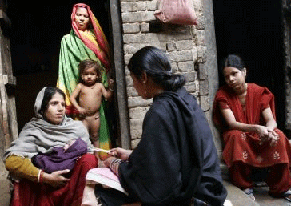 Health workers in India